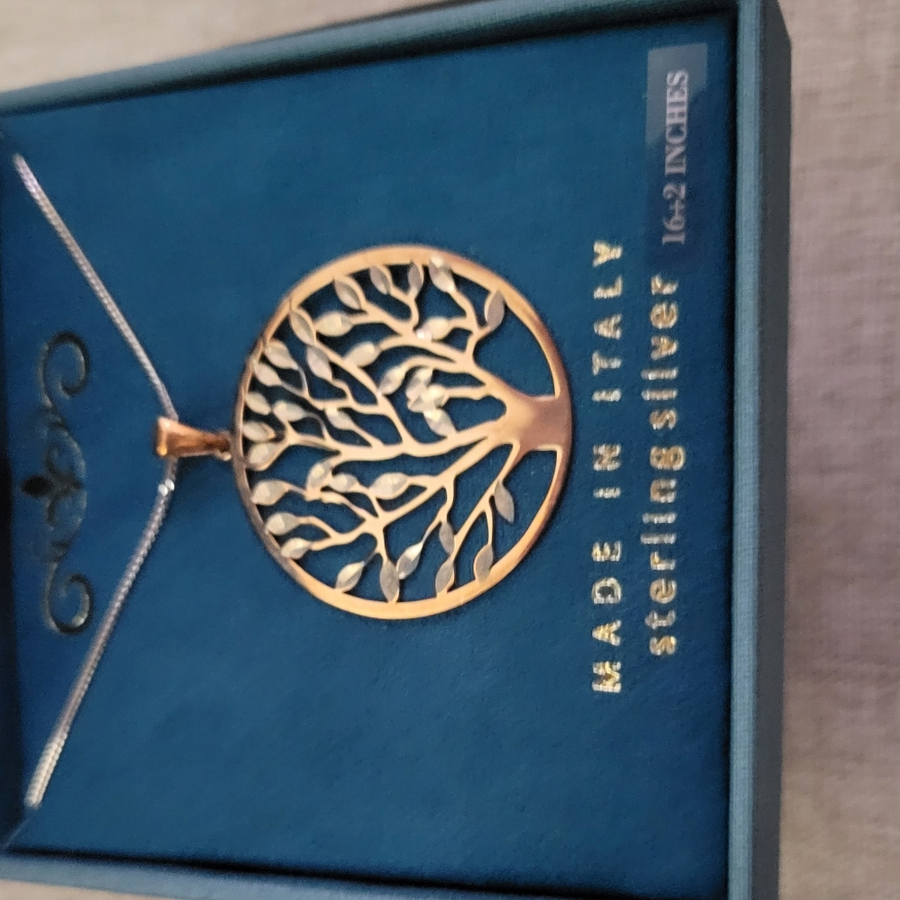 Sterling silver Tree of life chain